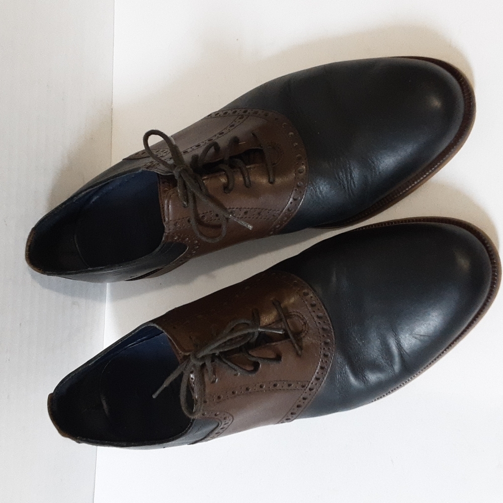 Cole Hann mens oxford derby lace up dress shoe in size 10.5M - Picture 2 of 11
